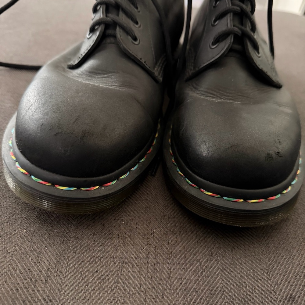 Dr. Martens Pascal Rainbow Stitching Combat Boots… - image 3